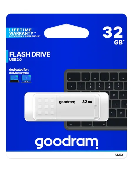 Goodram UME2 unidad flash USB 32 GB USB tipo A 2.0 Blanco