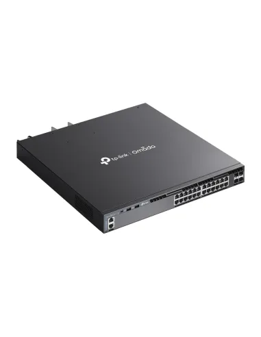 TP-Link Omada SG6428XHP switch Gestionado L3 Gigabit Ethernet (10 100 1000) Energía sobre Ethernet (PoE) 1U Negro