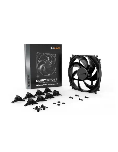 be quiet! SILENT WINGS 4 | 140mm PWM high-speed Carcasa del ordenador Ventilador 14 cm Negro 1 pieza(s)