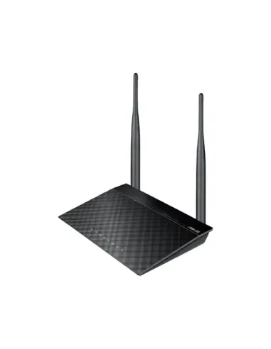 ASUS RT-N12E C1 N300 router inalámbrico Ethernet rápido Banda única (2,4 GHz) Negro, Metálico
