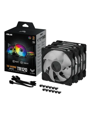 ASUS TUF GAMING TR120 ARGB 3IN1 Black Carcasa del ordenador Refrigerador de aire 12 cm Negro