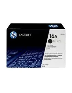 HP Cartucho de tóner original LaserJet HP 16A negro