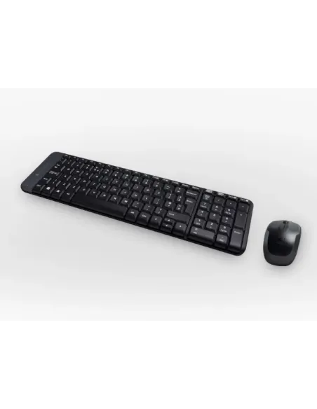 Logitech Wireless Combo MK220 teclado Ratón incluido Hogar USB Portugués Negro