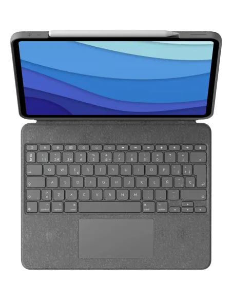 Logitech 920-010211 teclado para móvil QWERTY Español Smart Connector Gris