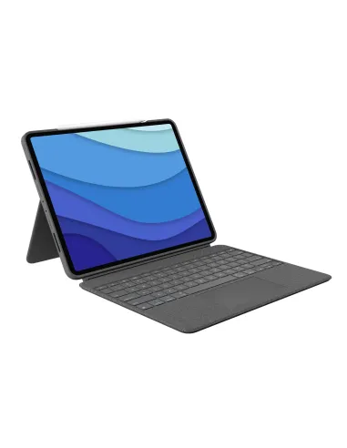 Logitech 920-010211 teclado para móvil QWERTY Español Smart Connector Gris