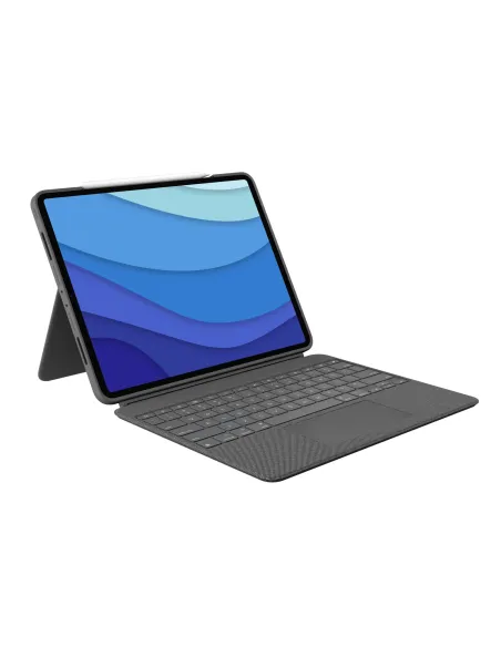 Logitech 920-010211 teclado para móvil QWERTY Español Smart Connector Gris