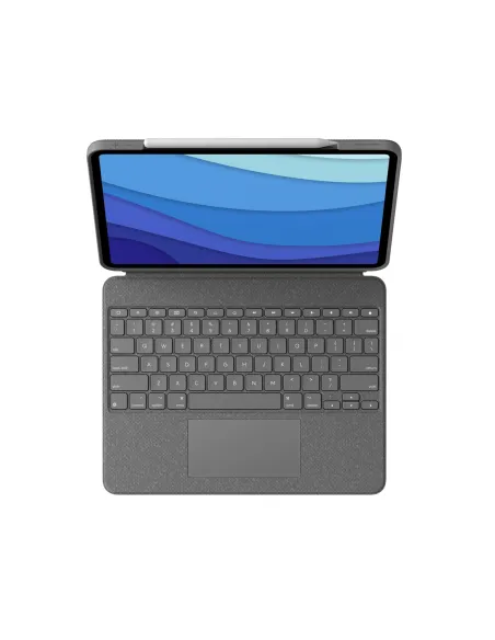 Logitech 920-010211 teclado para móvil QWERTY Español Smart Connector Gris