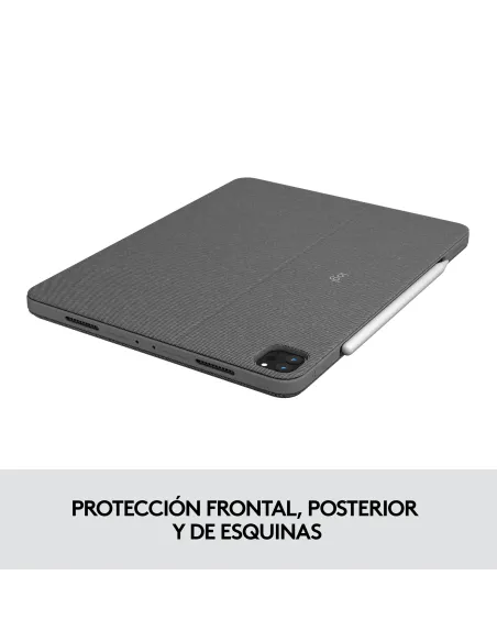 Logitech 920-010211 teclado para móvil QWERTY Español Smart Connector Gris