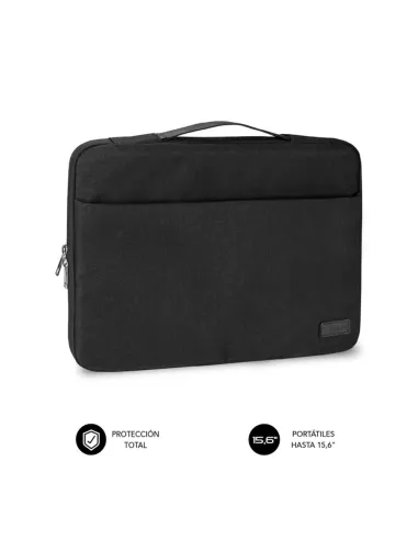 Funda para portatil subblim elegant laptop sleeve 15.6pulgadas negro