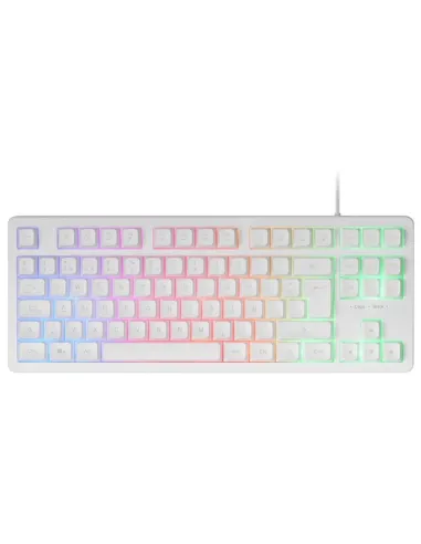 Teclador mars gaming mk023 tkl frgb usb 2.0 blanco