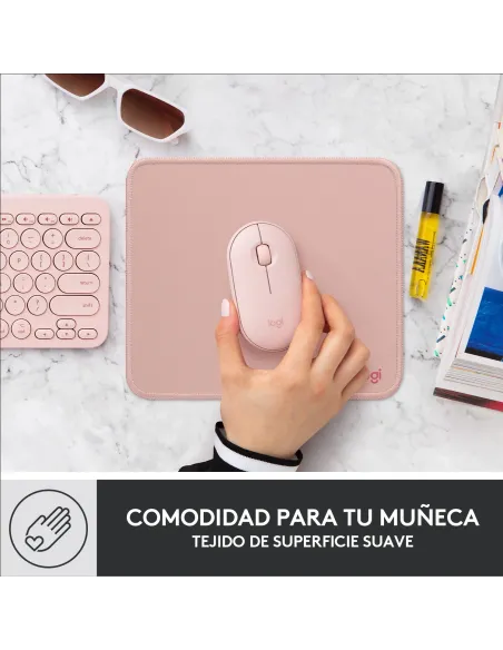 Logitech 956-000050 alfombrilla para ratón Rosa