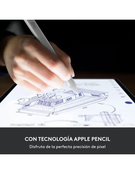 Logitech 914-000074 lápiz digital 20 g Plata