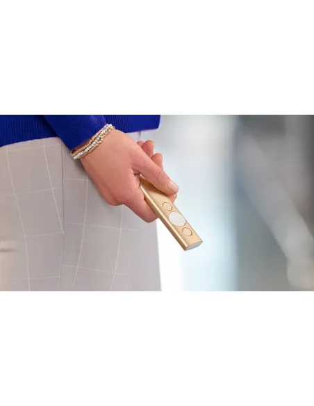 Logitech 910-004862 apuntador inalámbricos Bluetooth RF Oro