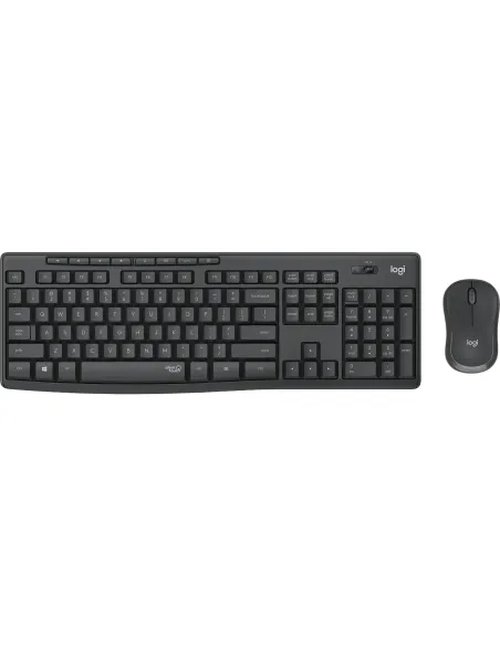 Logitech MK295 Silent Wireless Combo teclado Ratón incluido Oficina RF inalámbrico Portugués Grafito