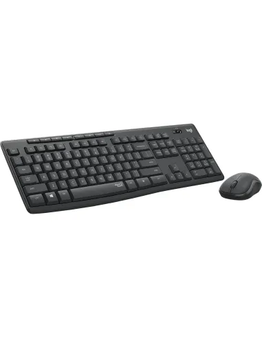 Logitech MK295 Silent Wireless Combo teclado Ratón incluido Oficina RF inalámbrico Portugués Grafito
