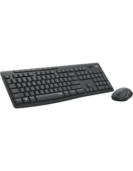 Logitech MK295 Silent Wireless Combo teclado Ratón incluido Oficina RF inalámbrico Portugués Grafito