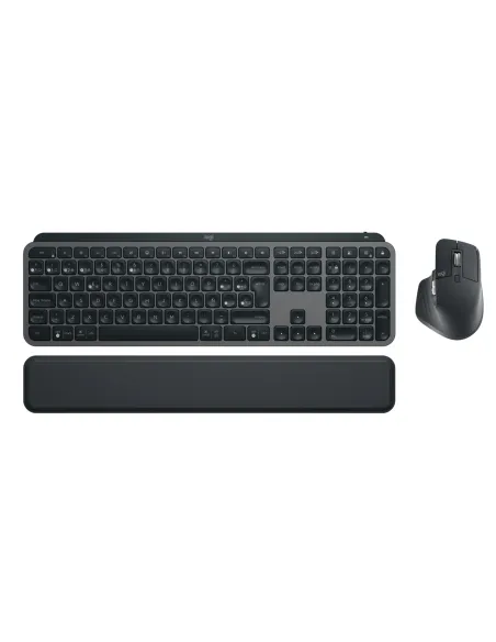 Logitech Master MX Keys Combo for Bussiness teclado Ratón incluido Oficina RF Wireless + Bluetooth QWERTY Español Grafito