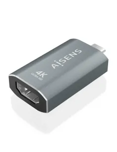 AISENS Adaptador Conversor Aluminio USB-C a HDMU 4K@60Hz, USB-C M-HDMI H, Gris 2