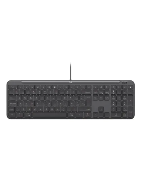 Logitech 920-013345 teclado Ratón incluido Hogar   Oficina USB QWERTY Español Grafito