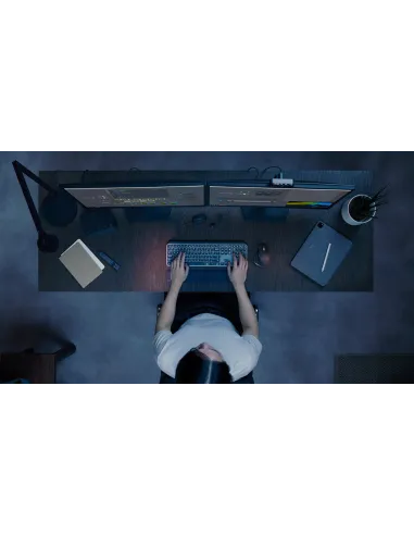 Logitech 920-011610 teclado Ratón incluido Oficina Bluetooth QWERTY Español Grafito