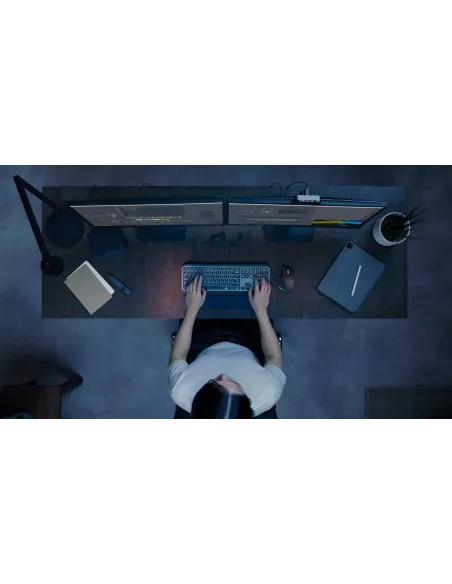 Logitech 920-011610 teclado Ratón incluido Oficina Bluetooth QWERTY Español Grafito