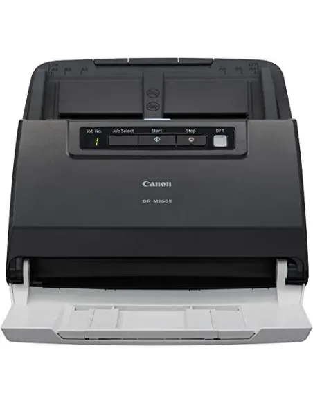 Canon imageFORMULA DR-M160II Escáner con alimentador automático de documentos (ADF) 600 x 600 DPI A4 Negro, Gris