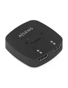 AISENS HDMI Conmutador Switch 4K@60Hz 2x1, Negro