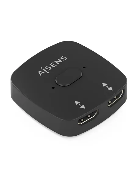 AISENS HDMI Conmutador Switch 4K@60Hz 2x1, Negro