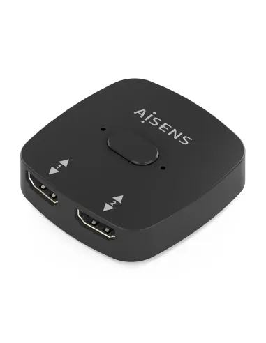AISENS HDMI Conmutador Switch 4K@60Hz 2x1, Negro