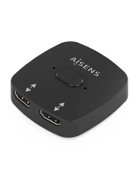 AISENS HDMI Conmutador Switch 4K@60Hz 2x1, Negro