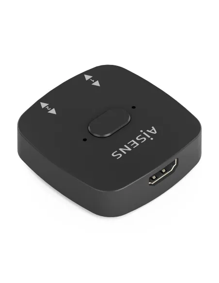 AISENS HDMI Conmutador Switch 4K@60Hz 2x1, Negro