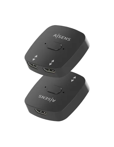 AISENS HDMI Conmutador Switch 4K@60Hz 2x1, Negro
