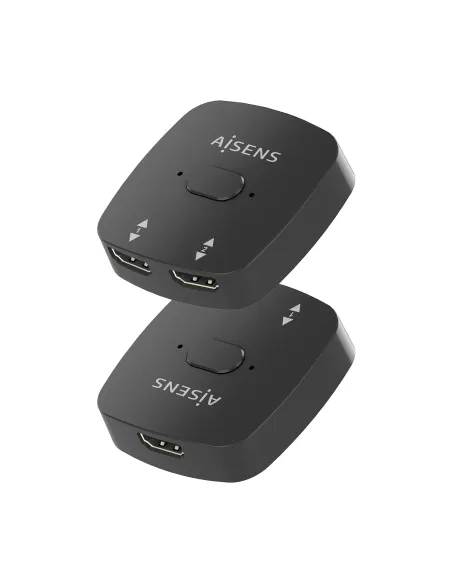 AISENS HDMI Conmutador Switch 4K@60Hz 2x1, Negro