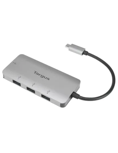 Targus ACH226EU hub de interfaz USB 3.2 Gen 1 (3.1 Gen 1) Type-C 5000 Mbit s Plata