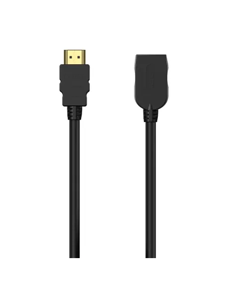 AISENS Cable HDMI V2.0 Prolongador Premium Alta Velocidad   Hec 4K@60Hz 18Gbps, A M-A H, Negro, 3.0M