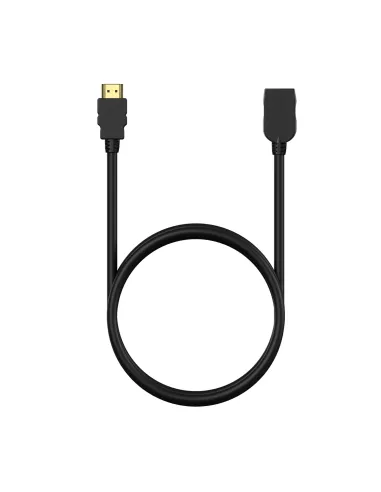 AISENS Cable HDMI V2.0 Prolongador Premium Alta Velocidad   Hec 4K@60Hz 18Gbps, A M-A H, Negro, 3.0M