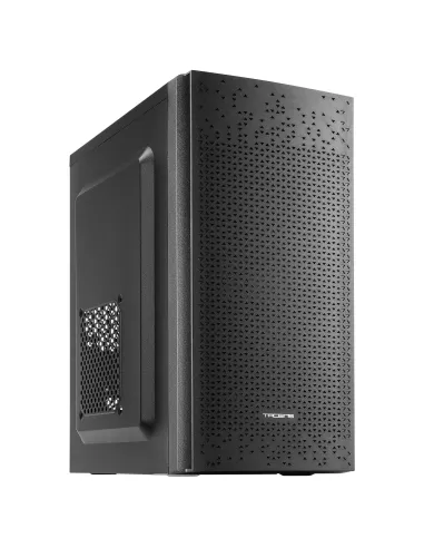 Tacens Anima AC6500, Caja Ordenador Compacta Micro ATX, Frontal Malla Refrigeración, Fuente Alimentación 500W, USB 3.0, Negro