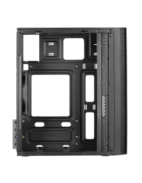 Tacens Anima ACX, Caja Mini Torre Micro ATX, Frontal Aluminio Pulido, Ventilador 12cm, USB 3.0, Negro