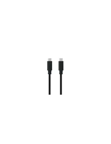 Cable USB 3.1 Tipo-C Nanocable 10.01.4101-L150/ USB Tipo-C Macho - USB Tipo-C Macho/ Hasta 100W/ 10Gbps/ 1.5m/ Negro