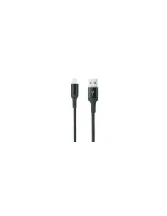 Cable USB 2.0 Lightning Nanocable 10.10.0401-COBK/ USB Macho - Lightning Macho/ 1m/ Negro