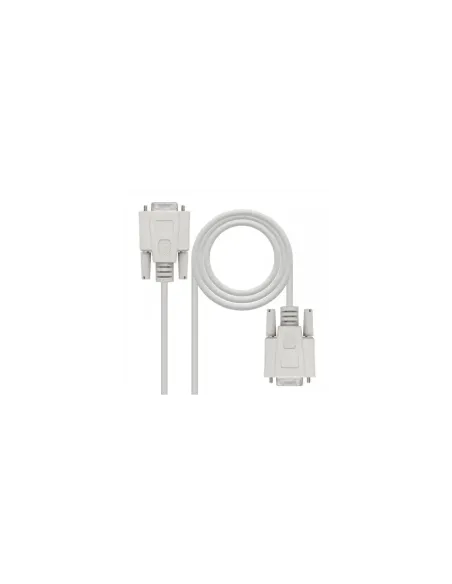 Nanocable CABLE SERIE NULL MODEM, DB9/H-DB9/H, 1.8 M