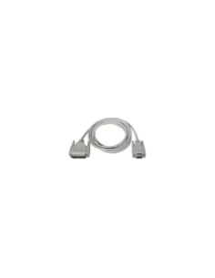 Cable Serie NULL Modem Nanocable 10.14.0802/ DB9 Hembra - DB25 Macho/ 1.8m/ Beige
