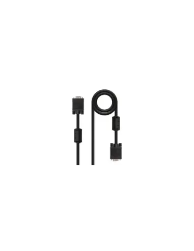 Cable SVGA Nanocable 10.15.0115/ VGA Macho - VGA Macho/ 15m/ Negro