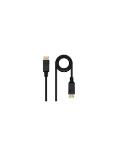 Cable Displayport 1.2 4K Nanocable 10.15.2305/ Displayport Macho - Displayport Macho/ 5m/ Negro