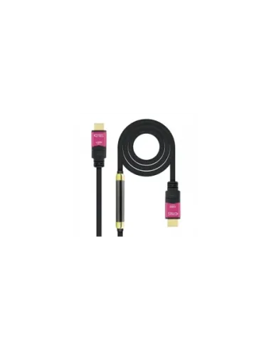 Nanocable 10.15.3730 cable HDMI 30 m HDMI tipo A (Estándar) Negro, Rosa