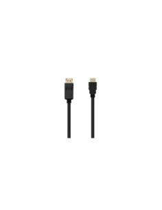 Cable Conversor Nanocable 10.15.4310/ Displayport Macho - HDMI Macho/ 10m/ Negro