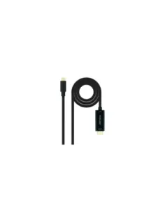 Nanocable Cable Conversor USB-C a HDMI 1.4 4K@30HZ 1.8 m, Negro