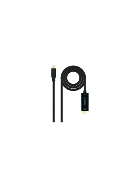 Nanocable Cable Conversor USB-C a HDMI 1.4 4K@30HZ 1.8 m, Negro