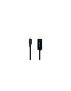Cable Conversor Nanocable 10.15.5133/ USB Tipo-C Macho - HDMI Macho/ 3m/ Negro
