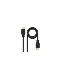 Cable HDMI 2.1 8K Nanocable 10.15.8300/ HDMI Macho - HDMI Macho/ 50cm/ Negro